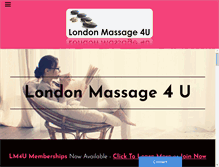 Tablet Screenshot of londonmassage4u.co.uk